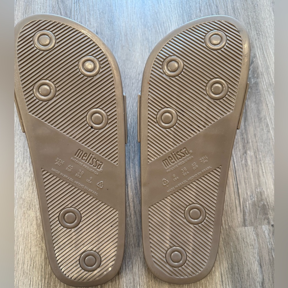 Melissa Gray Slide Sandals - Picture 3 of 3
